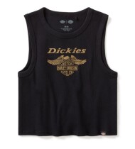 レディース ディッキーズ® x ハーレーダビッドソン® レーサーバッククロップドイーグルタンクトップ
