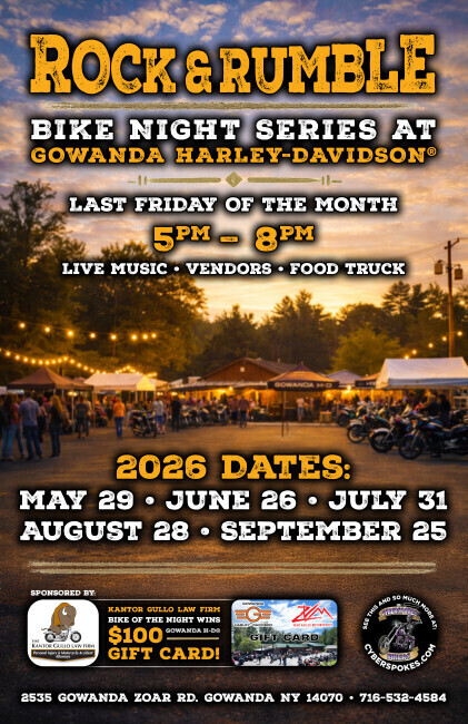 GHD's ROCK & RUMBLE Bike Night Series