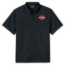 Muška košulja s Bar & Shield Short Sleeve Woven