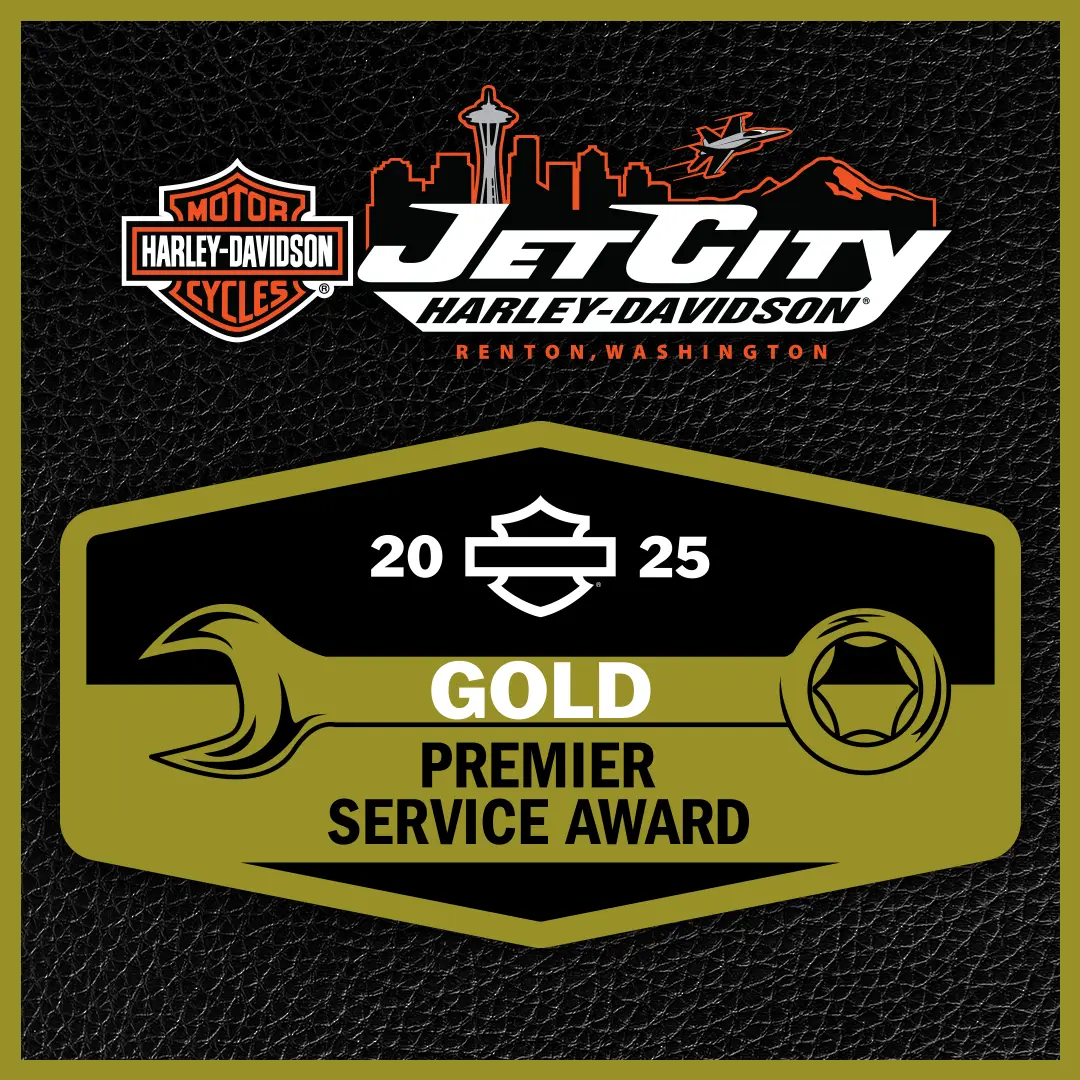 2024 Gold Premier Service Award awarded to Alligator Alley H-D