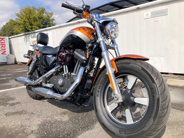 2014 Harley-Davidson® XL1200 CA Custom Limited XL1200 CA Amber Whiskey/Vivid Black