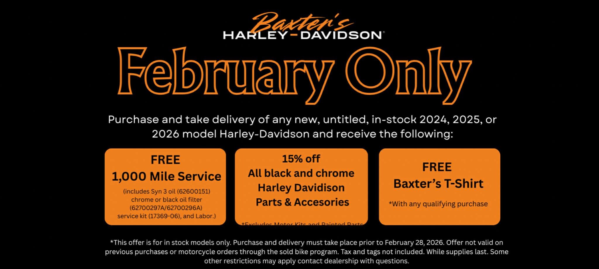 Home | Baxter's Harley-Davidson®