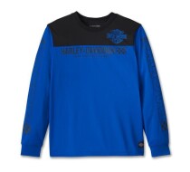 メンズ ブルーブレイズ ロングスリーブレーシングジャージ