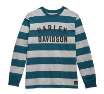 メンズ ストライプロングスリーブTシャツ
