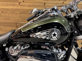 2026 Harley-Davidson® Fat Boy® Olive Steel Metallic / Vivid Black Chrome Trim FLFB thumb 3