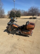 Harley-Davidson® Electra Glide® Ultra Classic® 2008 FLHTCU 105th Anniversary Copper Pearl & Vivid Bl thumb 1