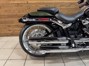 2026 Harley-Davidson® Fat Boy® Olive Steel Metallic / Vivid Black Chrome Trim FLFB thumb 0