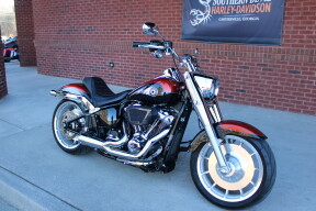2025 Harley-Davidson® Fat Boy® Whiskey Fire / Vivid Black thumb 3