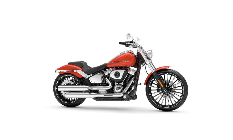 2026 Harley-Davidson® Breakout™ Blood Orange Chrome Trim