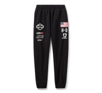 【Men's】ファクトリーレーシング ファンウェアーフリースジョガーパンツ　ブラック