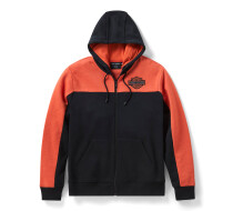 H-D Essential Color Blocked Full Zip Hoodie