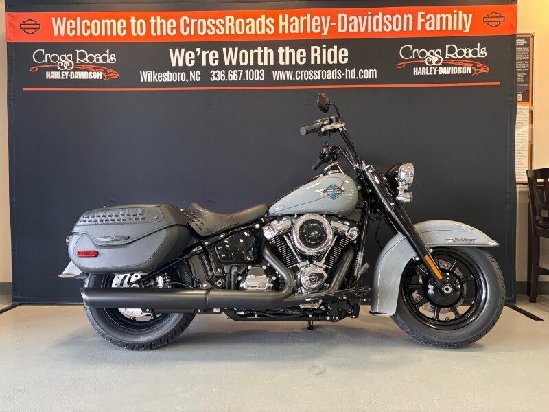 2026 Heritage Softail Dark Billiard Gray