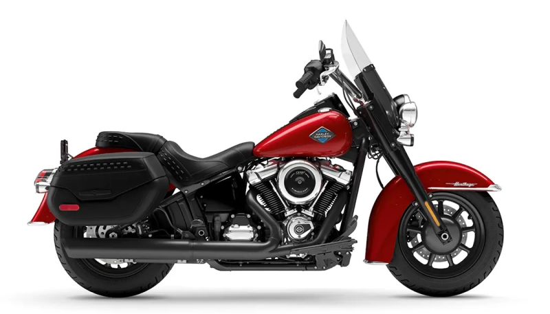 2026 Harley-Davidson® Heritage Classic Brilliant Red Black Cast Wheels