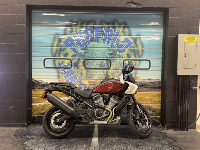 2024 Harley-Davidson<sup>®</sup> Pan America™ 1250 Red Rock / Birch White