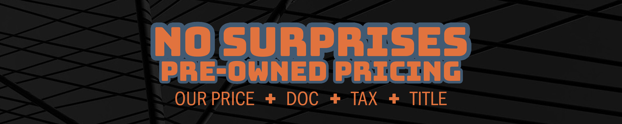 Pre-owned inventory