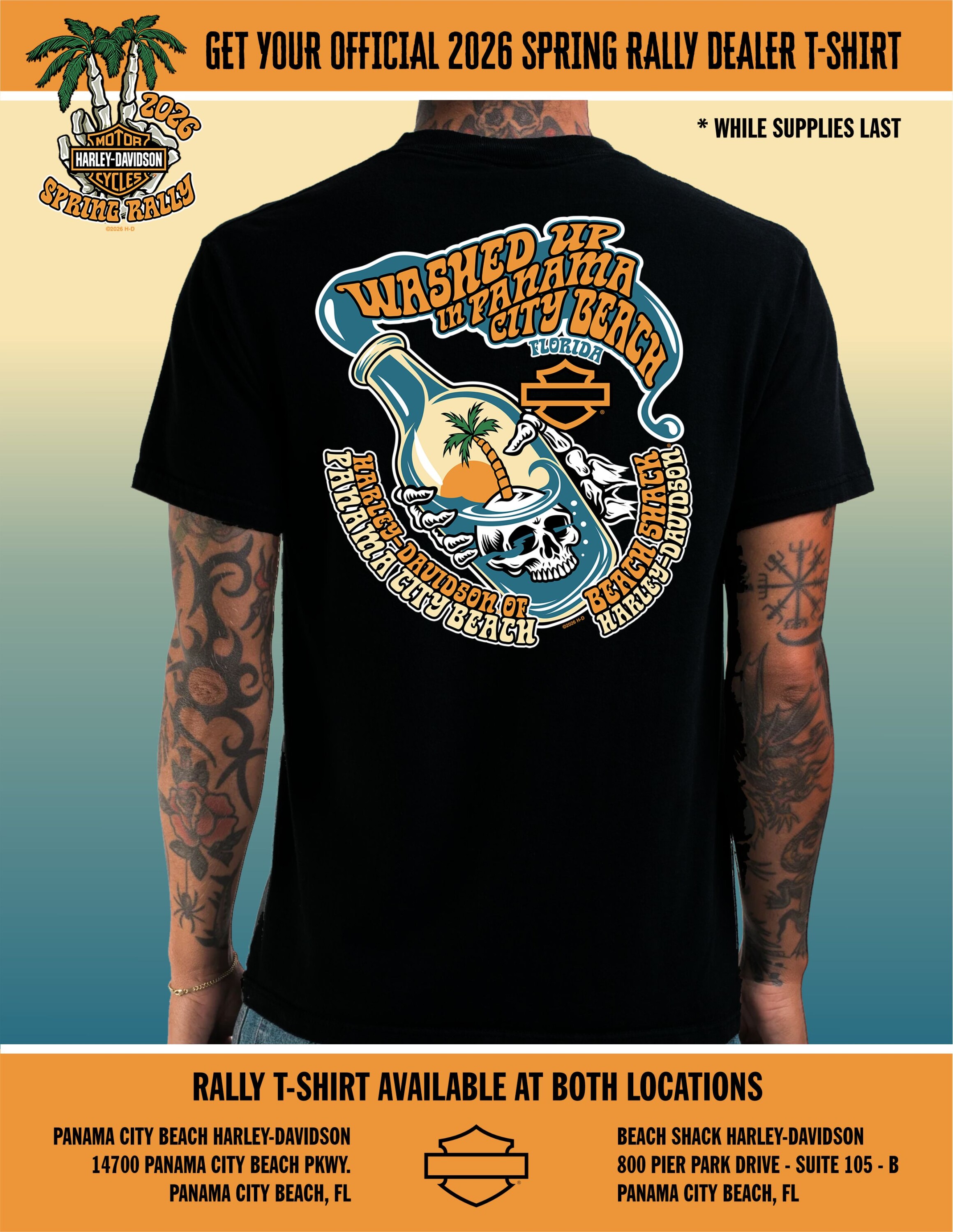 Rally Official Tshirt | Harley-Davidson of Panama City Beach
