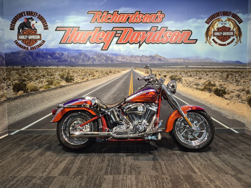 2006 Harley-Davidson® Screamin’ Eagle Fat Boy Two-Tone Autumn Haze and Abyss Blue