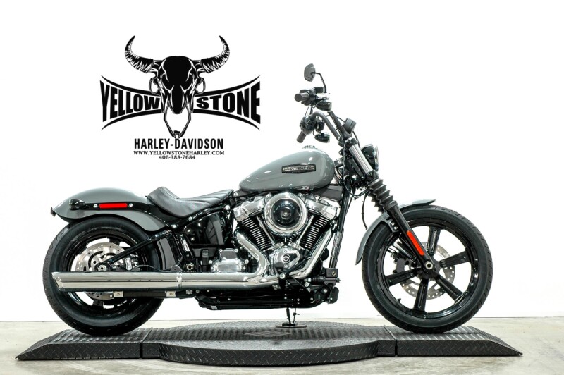 2026 Harley-Davidson® Street Bob® Dark Billiard Gray Black Solo Cast Wheels