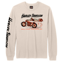 メンズ・HD ノック・ユア・パンツ・オフ ロングスリーブTシャツ ＃96388-26VM