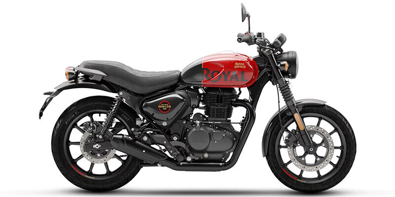 2024 Royal Enfield Hunter 350 Rebel Red
