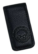 Skull kožna kopča za novac