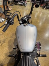 Harley-Davidson® Street Bob® 2020 FXBB BRACUDA SLV DNM W/PINSTRIPE thumb 1