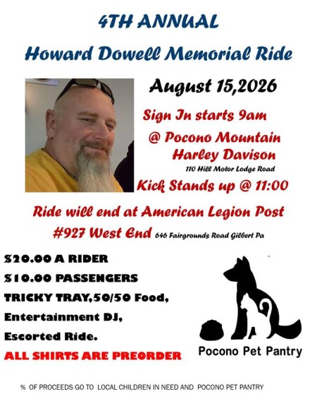 Howard Dowell Memorial Ride
