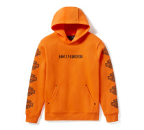 【Men's】エッセンシャル バー＆シールド プルオーバーフーディー（ パーカー）ハーレーオレンジ