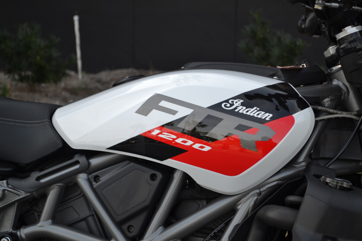 2023 Indian Motorcycle FTR Sport White Lightning / Indy Red, photo 3