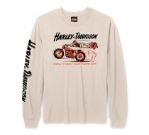 メンズ H-D®ノックユアパンツオフロングスリーブTシャツ