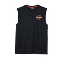 メンズ バー＆シールドマッスルTシャツ