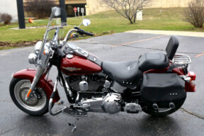 2009 Harley-Davidson® Fat Boy® Red Hot Sunglo thumb 2