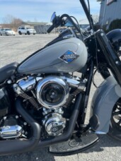 2026 Harley-Davidson® Heritage Classic Dark Billiard Gray Black Laced Wheels thumb 1