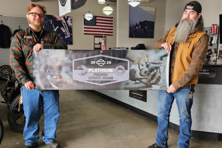 Durango Harley-Davidson Earns 2025 Platinum for Service Award