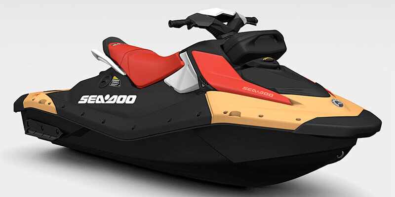 2026 Sea-Doo Spark For 2 - 90 Convenience Package with iBR® and Audio Sunrise Orange / Dragon Red