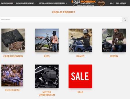 Bezoek onze webshop: www.harleyoudemonninonline.nl