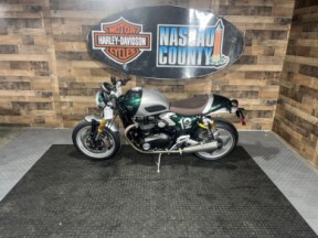 2027 Speed Twin 1200 Cafe Racer Edition Aluminium Silver / Competition Green thumb 2