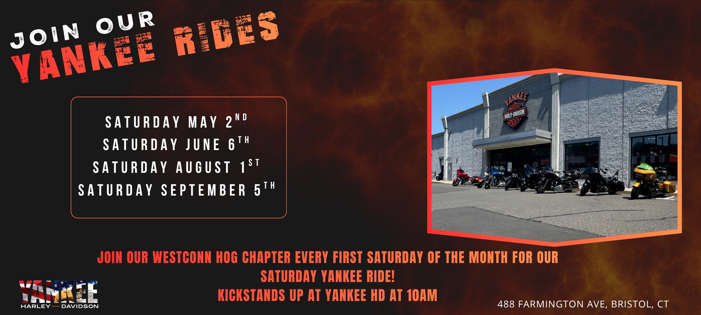 Monthly Saturday Rides 2026