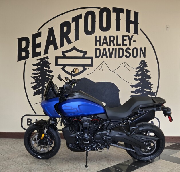 2026 Harley-Davidson® Pan America® 1250 ST Aurora Blue Denim Black Trim