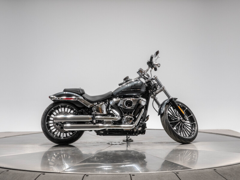 New 2026 Harley-Davidson FXBR Softail Breakout in Iron Horse Metallic with 10 miles