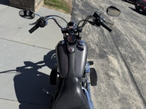 2017 Harley-Davidson® Street Bob® FXDBP CHR DNM/BLK DNM W/PINSTRIPE thumb 1