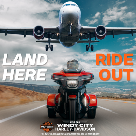 Land Here. Ride Out.