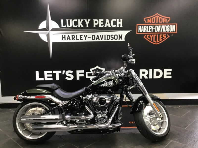 2026 Harley-Davidson® Fat Boy® Olive Steel Metallic / Vivid Black Chrome Trim