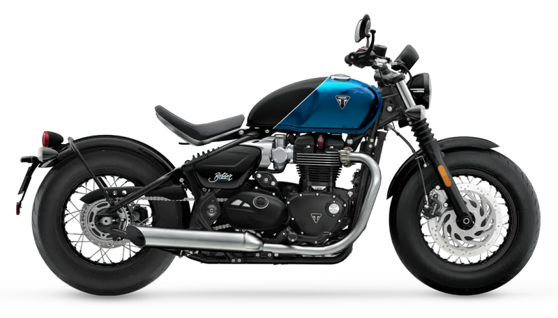 2026 Triumph Bonneville Bobber Interstellar Blue