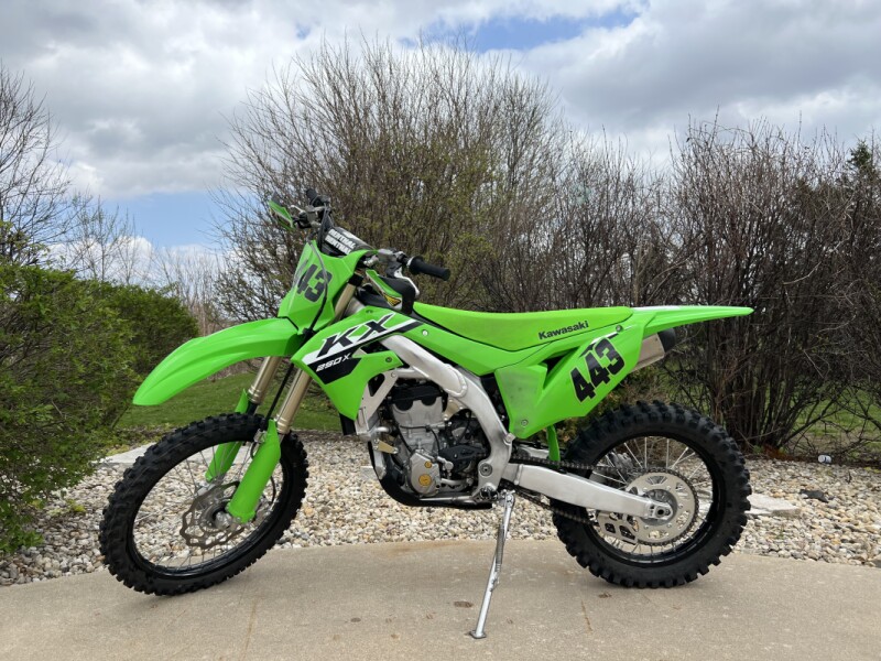 2024 Kawasaki KX 250 X Lime Green