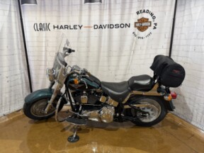 2000 Harley-Davidson® Fat Boy® FLSTF 038236 Two-Tone Suede Green Pearl/Vivid Black thumb 0