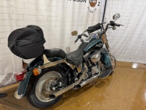 2000 Harley-Davidson® Fat Boy® FLSTF 038236 Two-Tone Suede Green Pearl/Vivid Black thumb 3