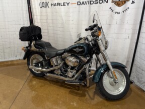 2000 Harley-Davidson® Fat Boy® FLSTF 038236 Two-Tone Suede Green Pearl/Vivid Black thumb 1
