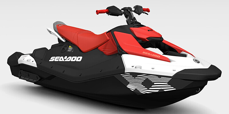 2026 Sea-Doo Spark TRIXX For 3 iBR® Dragon Red / Bright White