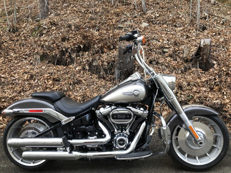 2023 Harley-Davidson® Fat Boy® 114 Gray Haze/Silver Fortune